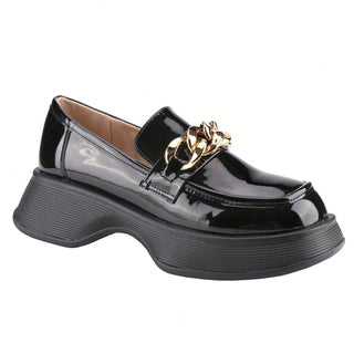 Chain Platform Loafers for Women - Belovely