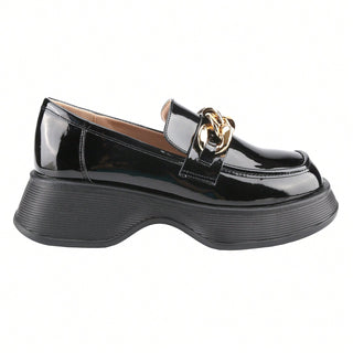 Chain Platform Loafers for Women - Belovely