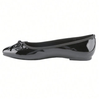 Women’s Ballet Flats – Square Toe Bowknot Slip-On with Coquette Aesthetic - Belovely