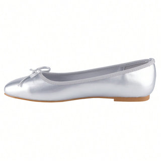 Women’s Ballet Flats – Square Toe Bowknot Slip-On with Coquette Aesthetic - Belovely