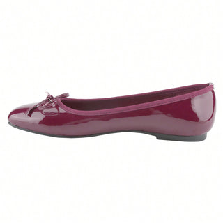 Women’s Ballet Flats – Square Toe Bowknot Slip-On with Coquette Aesthetic - Belovely