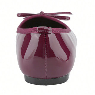 Women’s Ballet Flats – Square Toe Bowknot Slip-On with Coquette Aesthetic - Belovely
