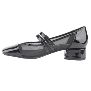 Mesh Double Strap Mary Janes Shoes - Belovely
