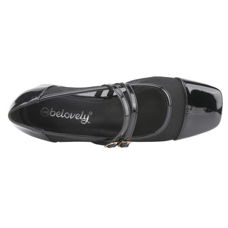 Mesh Double Strap Mary Janes Shoes - Belovely