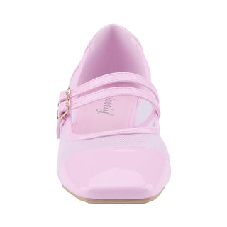 Mesh Double Strap Mary Janes Shoes - Belovely