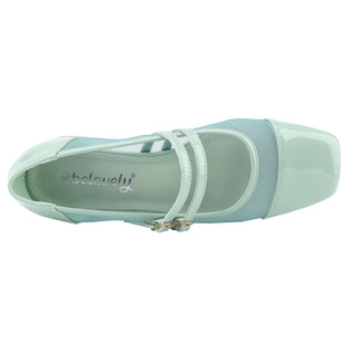 Mesh Double Strap Mary Janes Shoes - Belovely