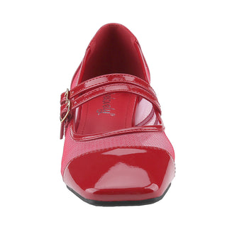 Mesh Double Strap Mary Janes Shoes - Belovely