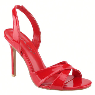 Slingback Heel Sandals – Open Toe Criss Cross Straps