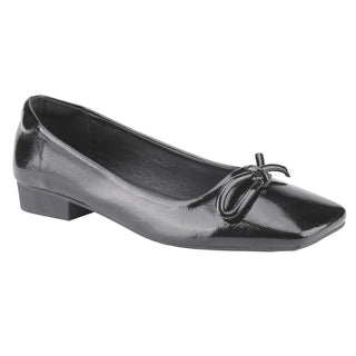 Bowknot Ballet Flats Square Toe Slip-On Casual Shoes