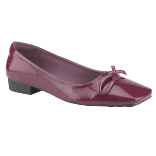 Bowknot Ballet Flats Square Toe Slip-On Casual Shoes