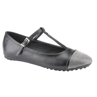 Ballet Flats Round Toe Retro T-bar Buckle strap Women Shoes